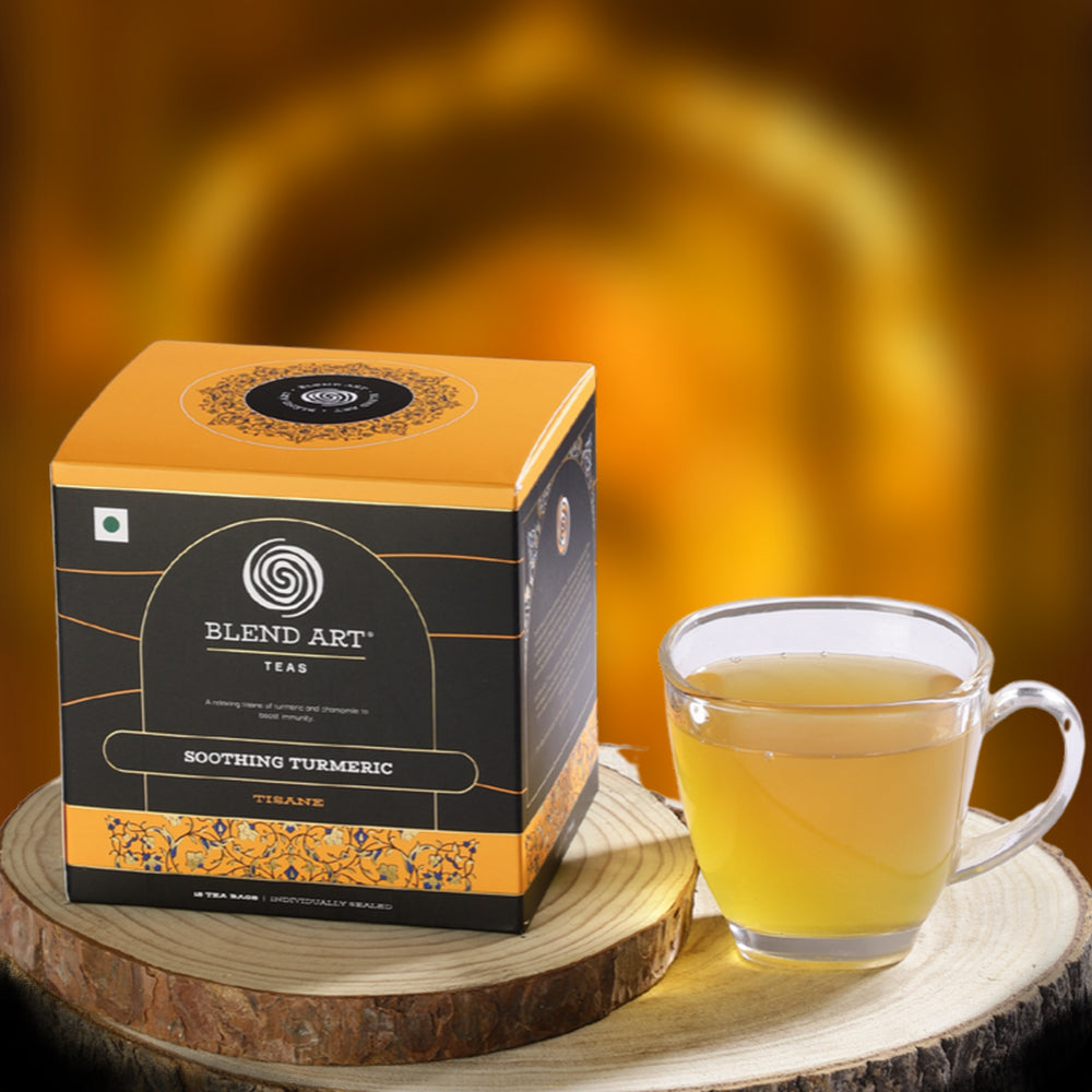Soothing Turmeric Tea Tisane Help to Improve Immune System